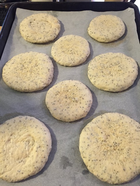 Burger Buns whole grain dough